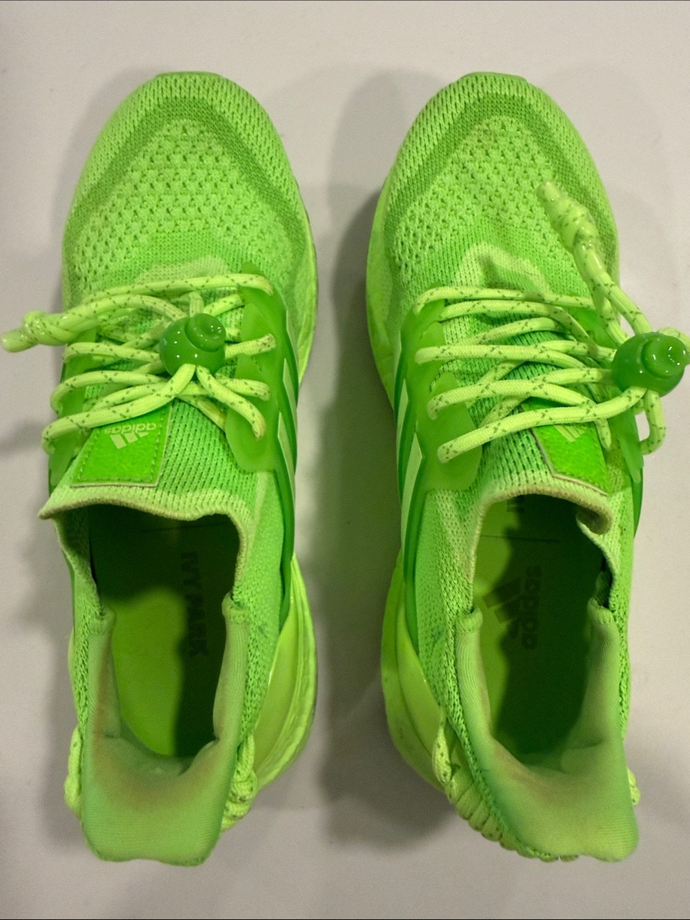 adidas Neon Lime Green Athletic Sneakers